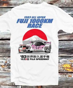 DTM Race 1983 Japanese Poster Retro Tee for Anime Lovers