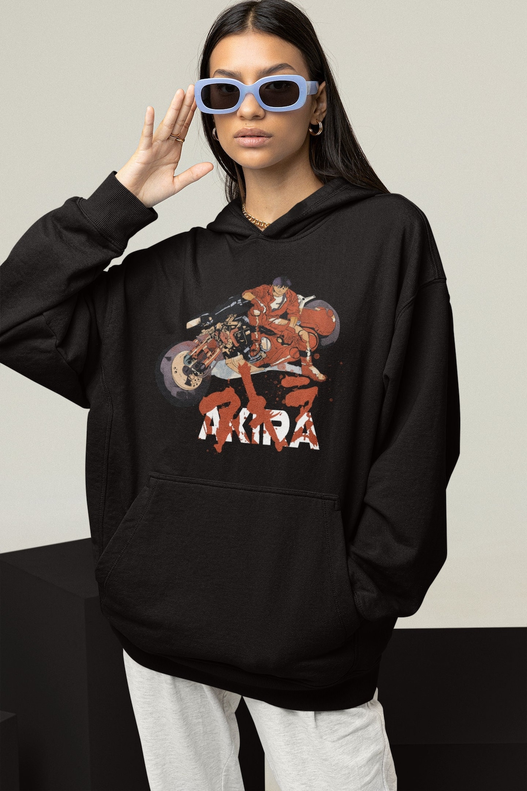 Dark Manga Motorcycle Hoodie, Kaneda Sweatshirt, Vintage Style Hoodie - Great Gifts For Anime Lovers