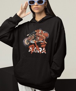 Dark Manga Unisex Shirt - Vintage Style Kaneda Hoodie - Anime Motorcycle Crewneck Sweatshirt - Fan Gift