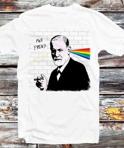 Dark Side of Mom Parody Sigmund Floyd Anime T-Shirt - Perfect Gift for Anime Fans and Cat Lovers
