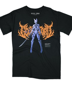 Death Metal and Original Character Design in Vintage Anime Shirt