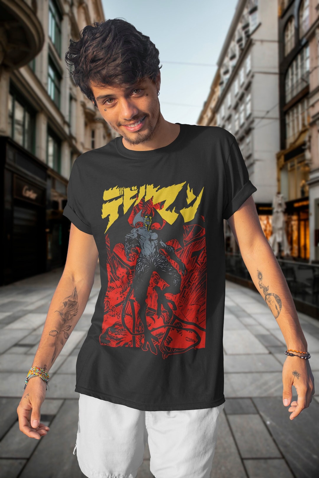 Devilman Crybaby Unisex Retro Hoodie: Classic Anime Tee & Devilman Crybaby Design Gift for Anime Lovers