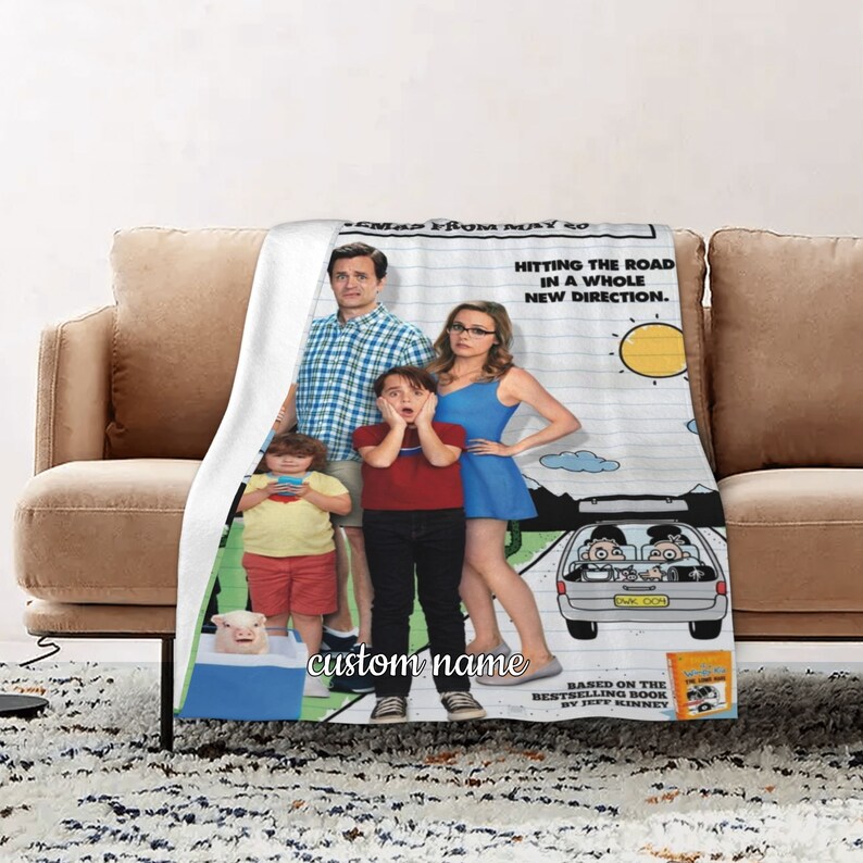 Diary Of A Wimpy Kid Personalized Quilt Blanket - Ideal for Home Decoration and Sofa Blanket - Image 2