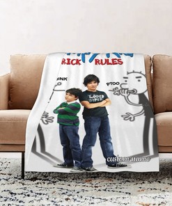 Diary Of A Wimpy Kid Personalized Quilt Blanket - Suitable for Home Decoration & Sofa Blanket