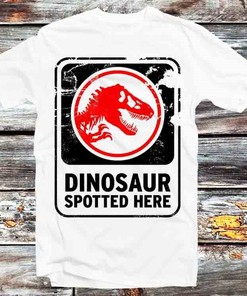 Dinosaur Spotted T-Shirt - Vintage Style Dinosaur Fans Tee: Fan Gift Included