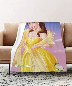 Disney Bella Quilt Blanket - Ideal for Home Decoration and Sofa Blanket