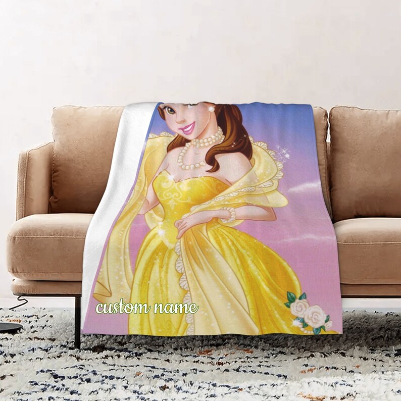 Disney Bella Quilt Blanket - Ideal for Home Decoration and Sofa Blanket - Image 2