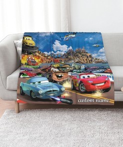 Disney Cars Personalized Quilt Bedding Set - Ideal for Home Decoration and Movie Lovers