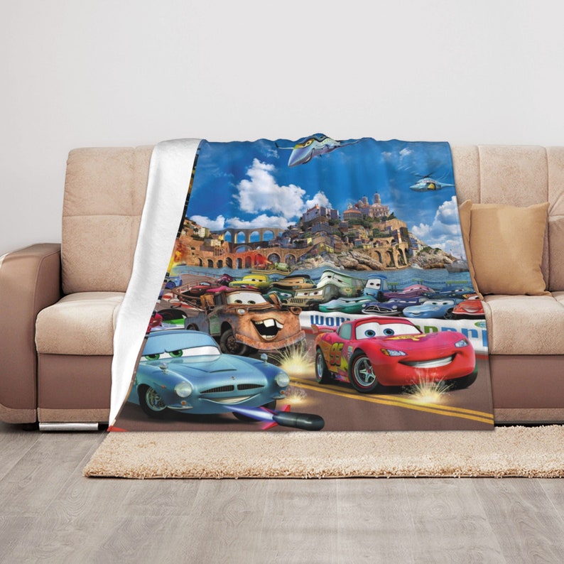 Disney Cars Personalized Quilt Bedding Set - Ideal for Home Decoration and Movie Lovers - Image 3