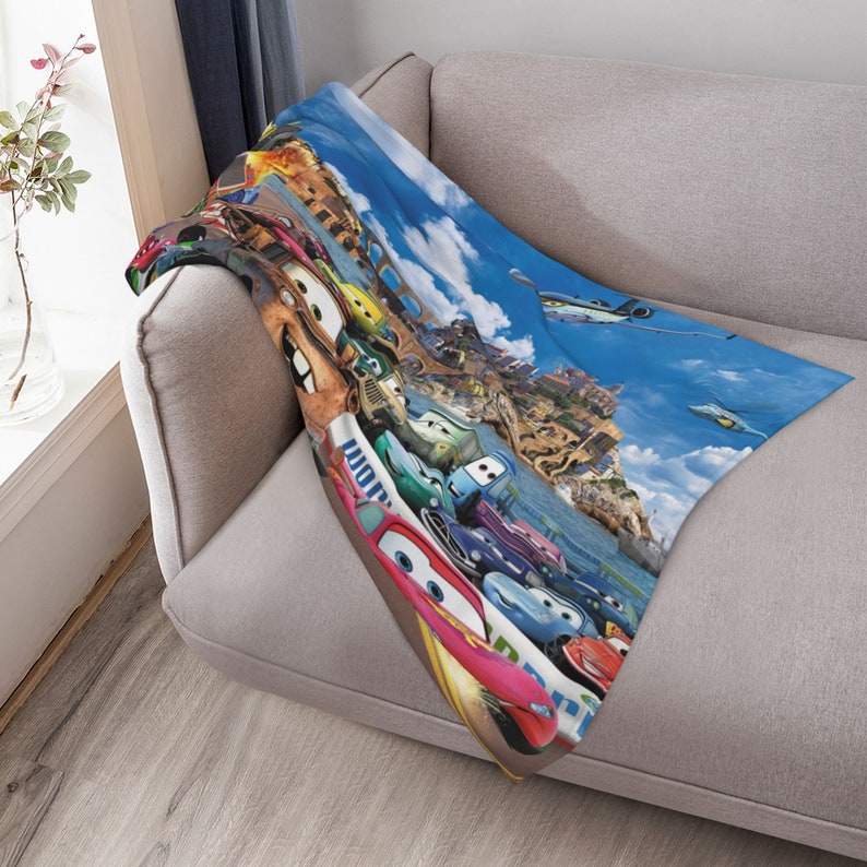 Disney Cars Personalized Quilt Bedding Set - Ideal for Home Decoration and Movie Lovers - Image 4