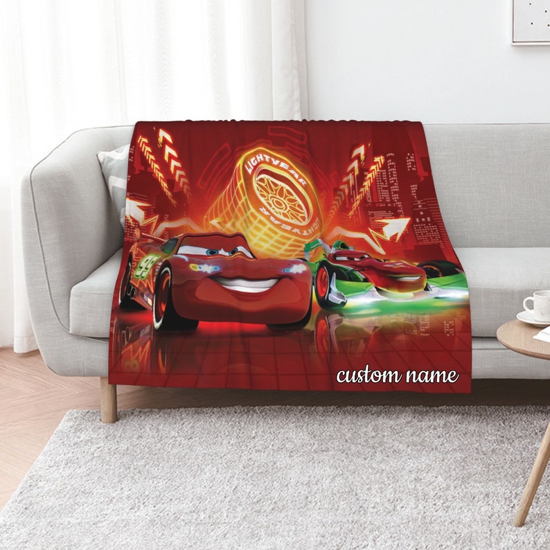 Disney Cars Quilt Bedding Set Blanket for Bedroom Decor - Suitable for Picnic - Image 2