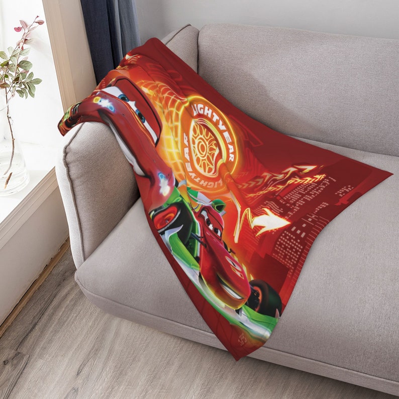 Disney Cars Quilt Bedding Set Blanket for Bedroom Decor - Suitable for Picnic - Image 3