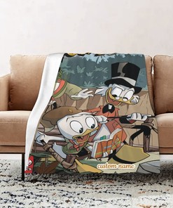 Disney Ducktales Quilt Bedding Set Blanket for Bedroom Decor - Suitable for Picnic