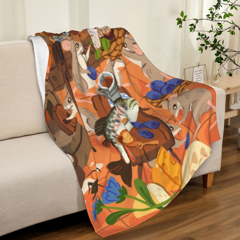 Disney Feast Personalized Quilt Blanket Set - Great for Bedroom Decor, Sofa Blanket, Family Gifts - Image 4