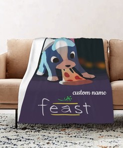 Disney Feast Quilt Bedding Set Blanket - Personalize Your Name for Home Decoration and Picnic