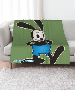 Disney Oswald The Lucky Rabbit Quilt Blanket Bedding Set: Ideal for Sofa Blanket and Home Decoration