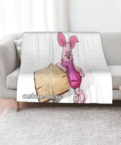 Disney Piglet Quilt Blanket: Great for Family Gift and Sofa Blanket