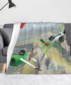 Disney Planes Quilt Blanket Bedding Set Personalized with Your Name, Great for Baby Birthday Gift and Home Decoration