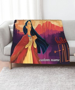 Disney Pocahontas II Journey to a New World Personalized Quilt Blanket - Perfect for Bedroom Decor