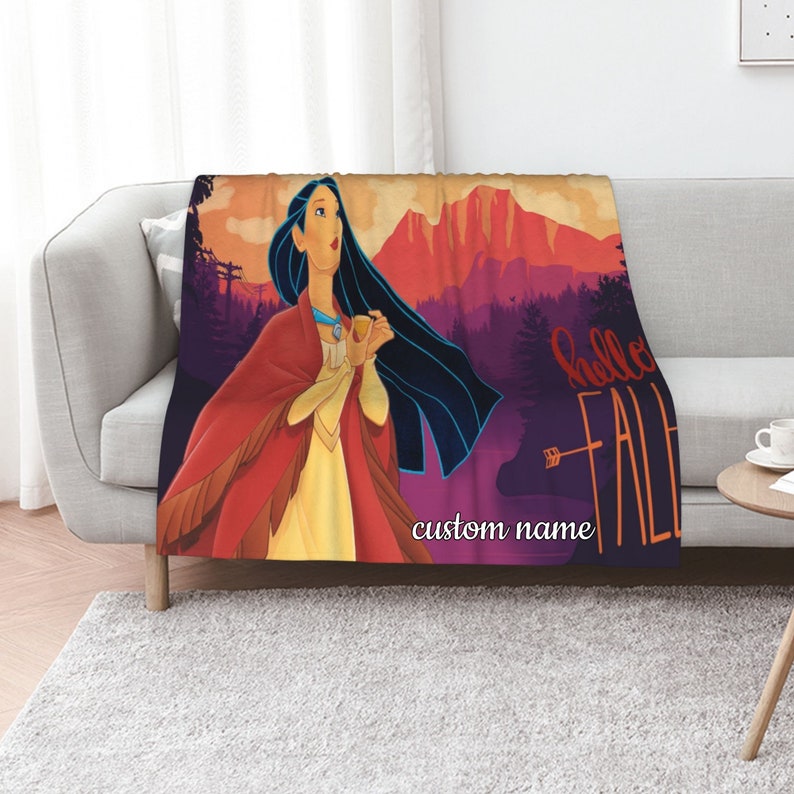 Disney Pocahontas II Journey to a New World Personalized Quilt Blanket - Perfect for Bedroom Decor - Image 2