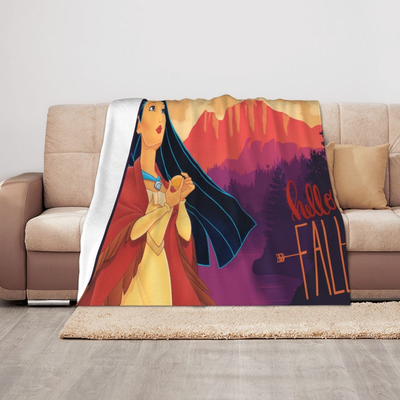 Disney Pocahontas II Journey to a New World Personalized Quilt Blanket - Perfect for Bedroom Decor - Image 3
