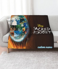 Disney Sacred Planet Quilt Bedding Set Blanket - Personalize Your Name for Home Decoration and Picnic