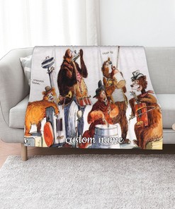 Disney The Country Bears Custom Name Quilt Bedding Set - Perfect for Home Decoration, Family Gifts, Sofa Blanket