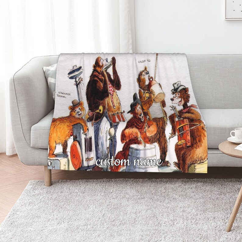 Disney The Country Bears Custom Name Quilt Bedding Set - Perfect for Home Decoration, Family Gifts, Sofa Blanket - Image 2