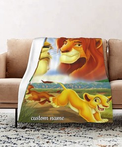 Disney The Lion King II Simba's Pride Quilt Bedding Set Blanket for Bedroom Decor - Suitable for Picnic