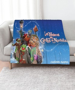 Disney The Muppet Christmas Carol Quilt Blanket Set - Perfect for Home Decoration, Sofa Blanket, Family Gifts