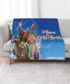 Disney The Muppet Christmas Carol Quilt Blanket Set - Perfect for Home Decoration, Sofa Blanket, Family Gifts