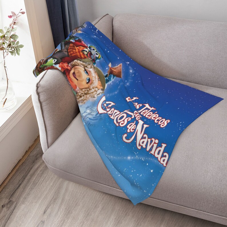 Disney The Muppet Christmas Carol Quilt Blanket Set - Perfect for Home Decoration, Sofa Blanket, Family Gifts - Image 4