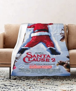 Disney The Santa Clause 2 Personalized Quilt Blanket - Perfect for Home Decoration and Winter Season