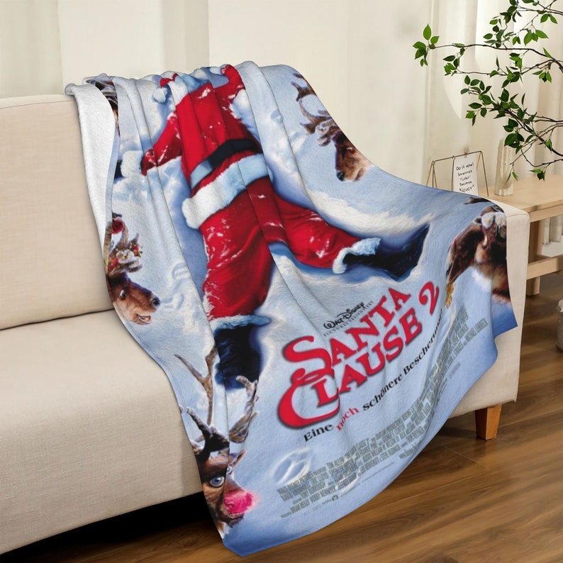 Disney The Santa Clause 2 Personalized Quilt Blanket - Perfect for Home Decoration and Winter Season - Image 3