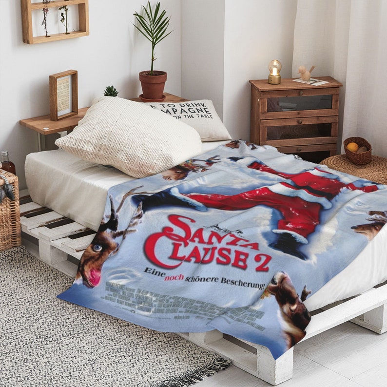 Disney The Santa Clause 2 Personalized Quilt Blanket - Perfect for Home Decoration and Winter Season - Image 4