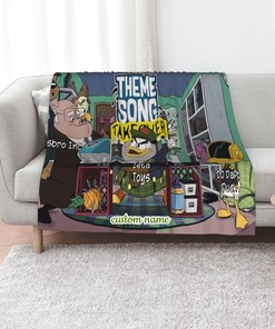 Disney Theme Song Takeover Personalized Quilt Blanket - Suitable for Home Decoration & Sofa Blanket