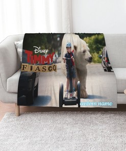 Disney Timmy Failure Custom Name Quilt Blanket - Perfect for Bedroom Decor and Home Decoration