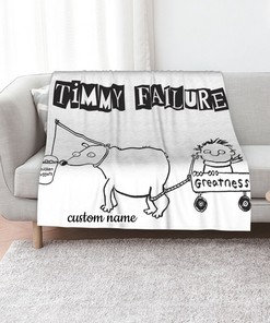 Disney Timmy Failure Quilt Bedding Set Blanket - Ideal for Picnic and Home Decoration