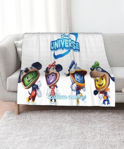 Disney Universe Quilt Blanket Set with Personalized Name - Perfect for Home Decoration & Sofa
