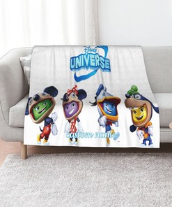 Disney Universe Quilt Blanket Set with Personalized Name - Perfect for Home Decoration & Sofa