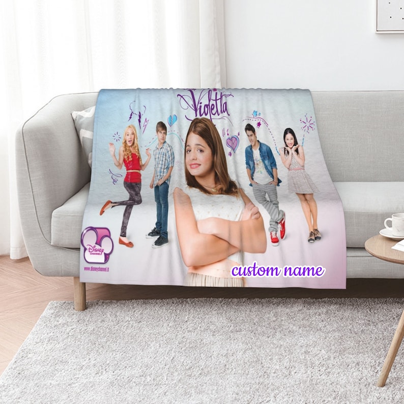 Disney Violetta Quilt Blanket Bedding Set: Perfect Gift for Family and Bedroom Decor - Image 2