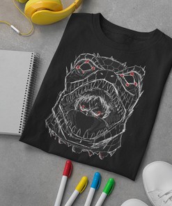 Doro Gothic Mask Anime Unisex Tee - T-Shirt for Fans of Vintage Anime - Gothic Style