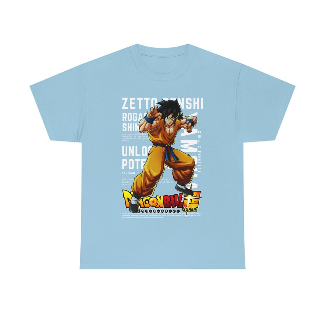 Dragon Ball Anime Tee with Y4MCHA Design - Ideal Fan Gift for Him