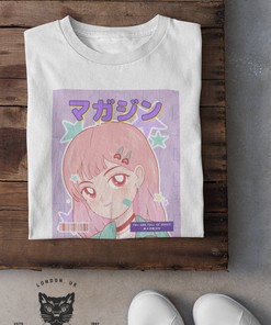 Dragon Kawaii Japan Anime Tee - Manga Illustration Kawaii Japanese Shirt for Fans