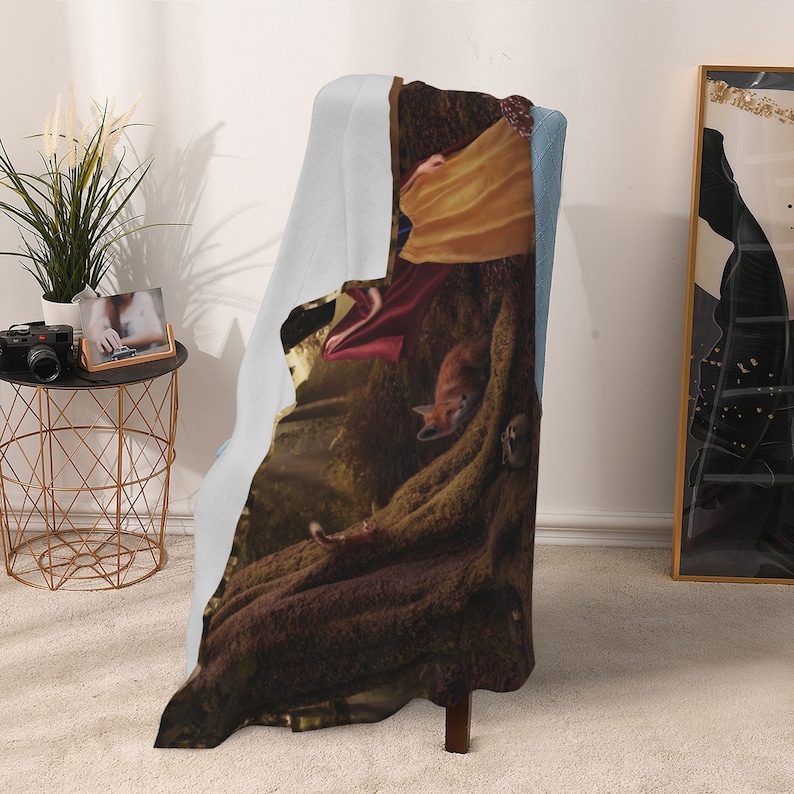 Dream Portraits Quilt Blanket Set with Personalized Name - Ideal for Home Decoration & Sofa - Image 4
