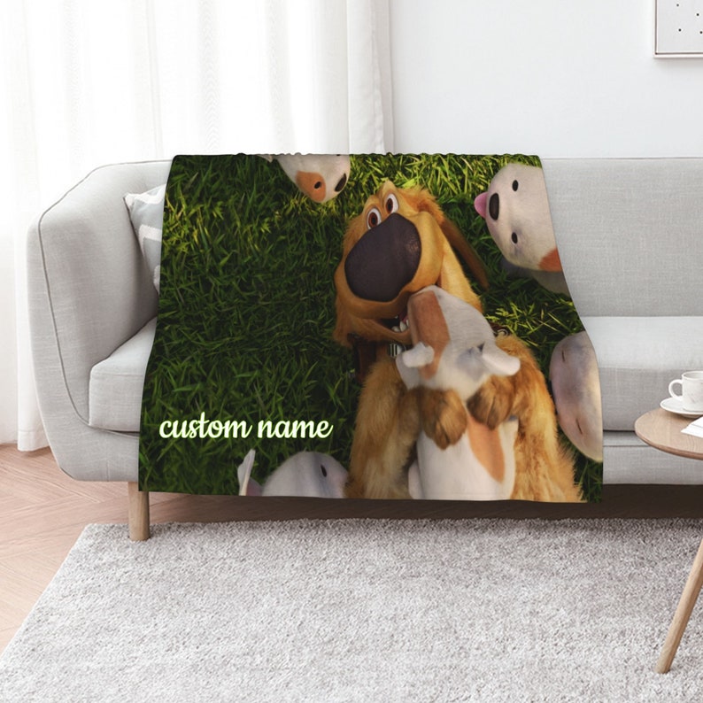 Dug Days Quilt Blanket Set with Custom Name - Ideal for Home Decoration & Sofa - Image 2