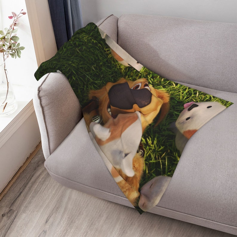 Dug Days Quilt Blanket Set with Custom Name - Ideal for Home Decoration & Sofa - Image 4