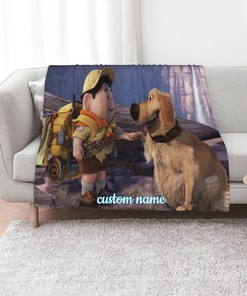 Dug's Special Mission Blanket Quilt Set for Home Decoration and Picnic - Perfect Gifts for Family