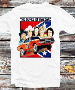 Dukes Of Hazzard TV Show Action Unisex Cartoon Anime Tee - Vintage Retro Gift for Fans