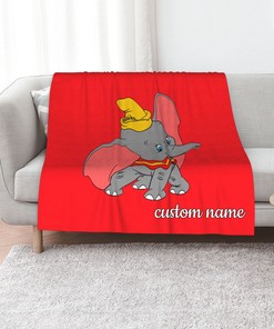 Dumbo Personalized Quilt Blanket - Ideal for Picnics & Bedroom Decor